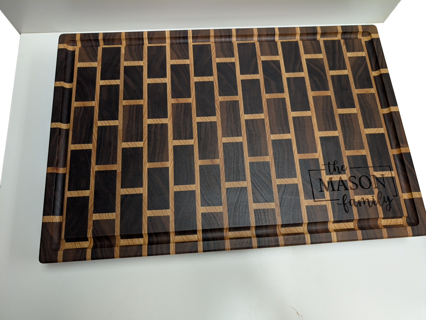 Brick and Mortar Walnut End Grain Cutting Board