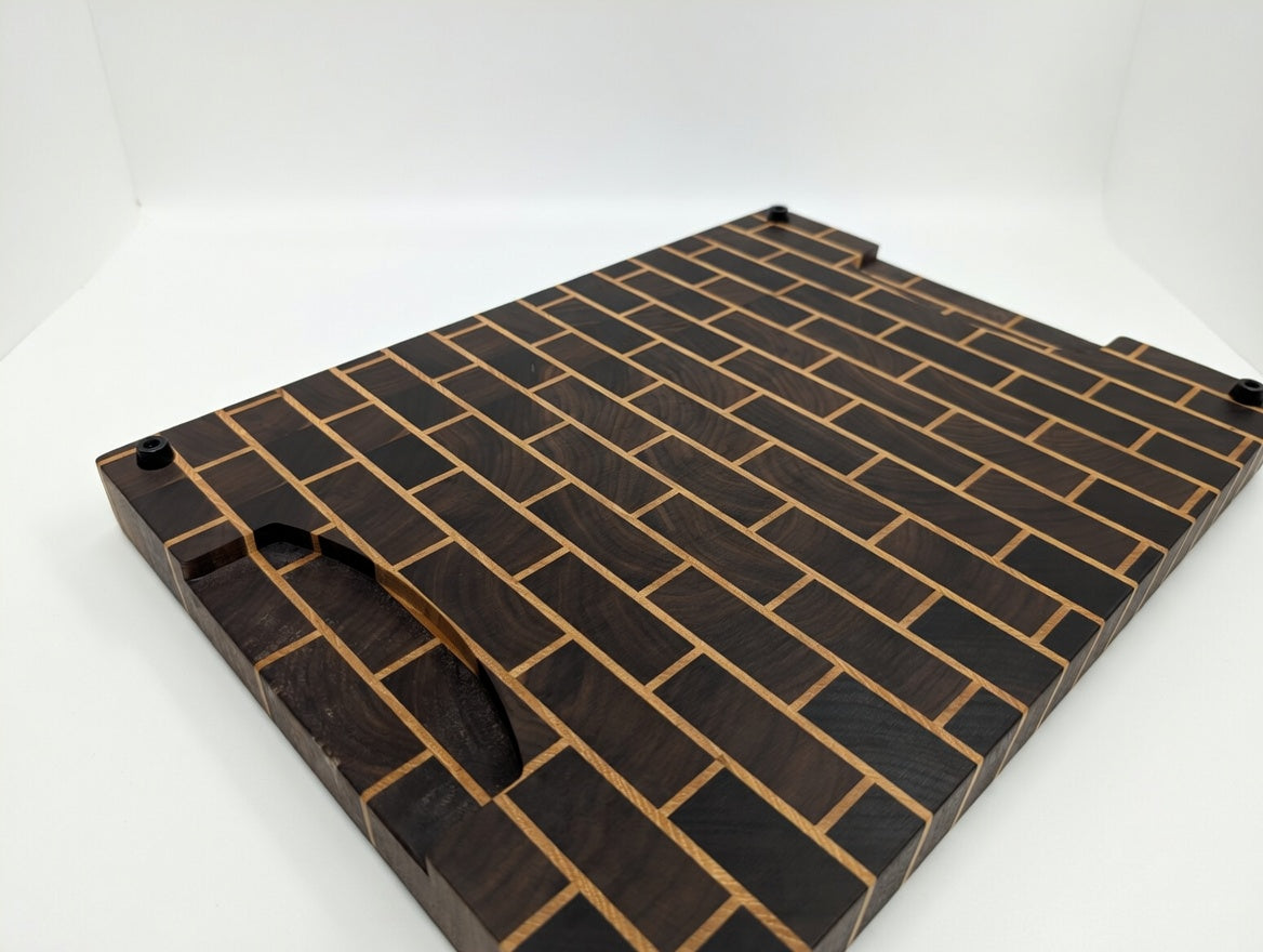 Brick and Mortar Walnut End Grain Cutting Board