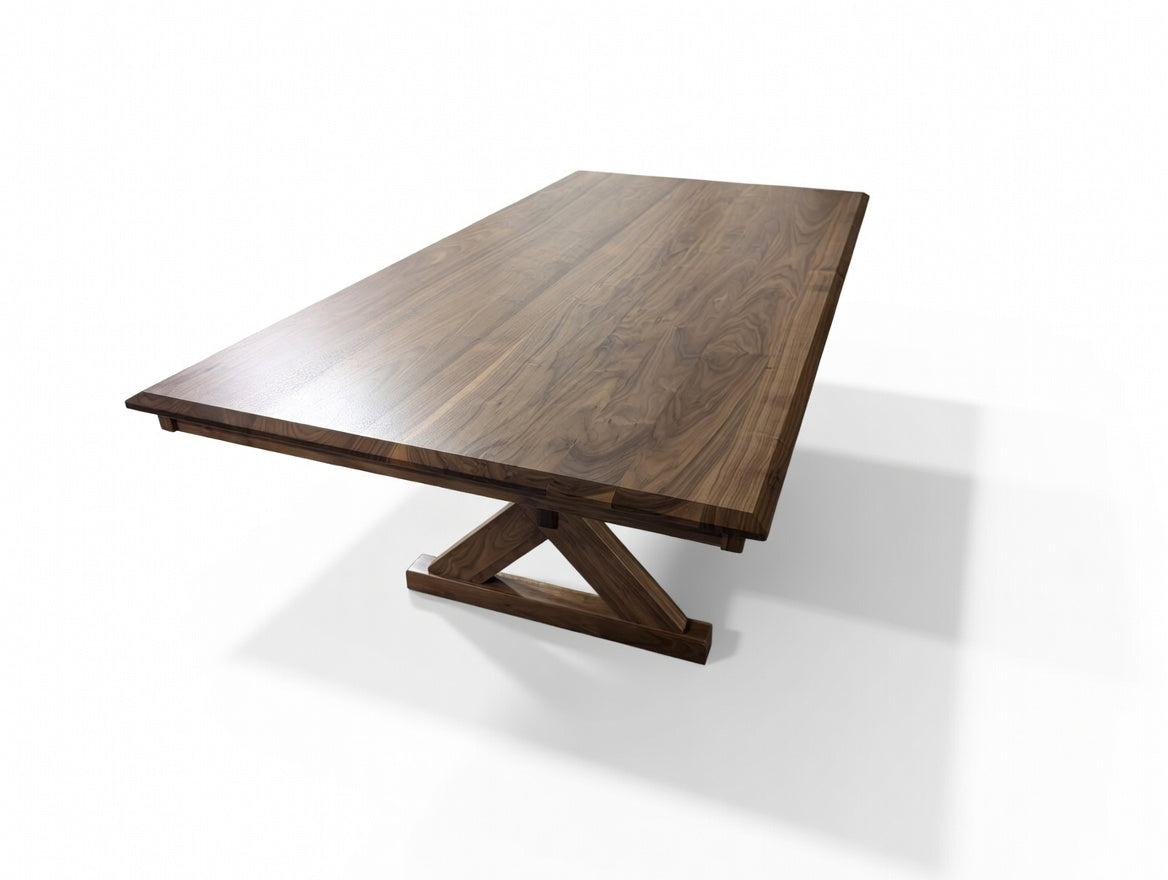 Walnut Table and Chair Set
