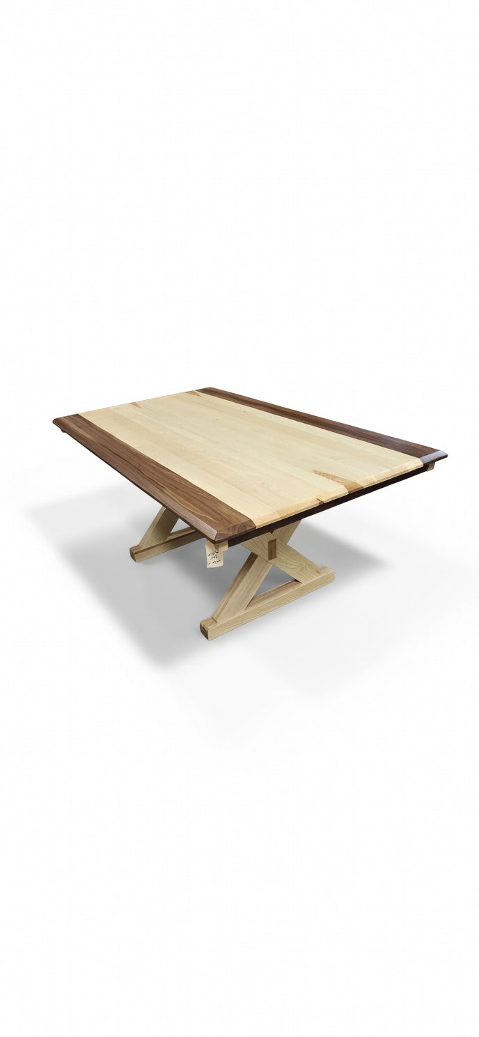 Walnut and Hickory Table and Chair Set